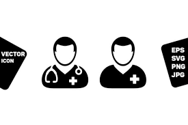 Download Nurse Icon Vector Of Male Person Profile Graphic By Tuktuk Design Creative Fabrica SVG Cut Files