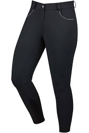 Dublin Womens Corvus Gel Full Seat Breeches Black