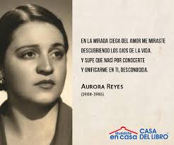 QuéCumpleTocaHoy El 9 de septiembre de 1908 nace la pintora mexicana Aurora  Reyes, considerada la primera mujer muralista de su país, perteneciente a  la Escuela Mexicana de Pintura. Destaca también como poeta.