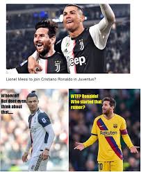 However, the catalans could not close the deal because of financial Lionel Messi To Join Cristiano Ronaldo In Juventus 9gag