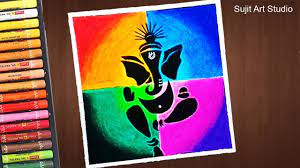 Ganesha Drawing Very Easy With Oil Pastels For Beginners Step By Step Youtube Lord ganesha painting, how to draw ganpati, draw cute bal ganesha, ganesh chaturthi special. ganesha drawing very easy with oil pastels for beginners step by step