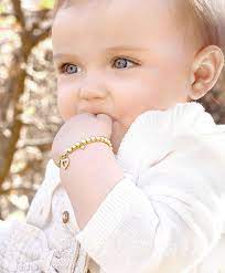 Baby Bracelet Newborn Bracelet Baby Gift Newborn Gift Godmother Gift Godfather Gift Christening Day Baby B Baby Jewelry Gold Baby Boy Jewelry Baby Girl Jewelry