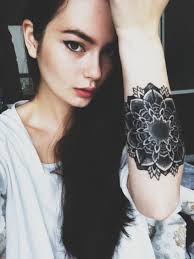 Mandala Tattoo I Like The Shading And Black Work Black Tattoo Cover Up Black Ink Tattoos Cover Tattoo