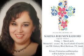 Fundraiser for Catherine Bedford by Gabriel Tijerina : Funeral Expenses for Martha  Berumen Radford