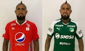 (57) (2) 881 0107 fax (57) (2) 880 4000 mail: Arturo Vidal Se Puso Las Camisetas Del America Y El Deportivo Cali Previo Al Clasico
