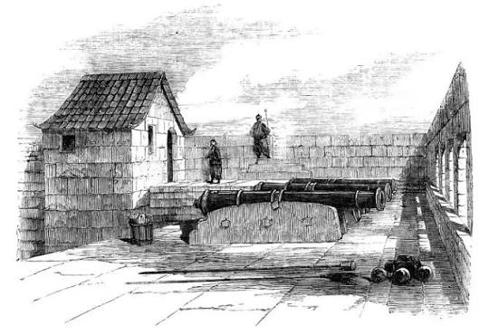 Prints of Kowloon Fort, opposite Hong-Kong, 1857. Creator: Unknown