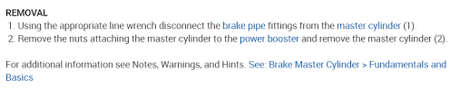 brake pedal sinks in to the floor and