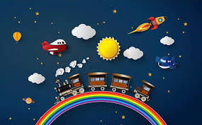 Iphone wallpapers for iphone 12, iphone 11, iphone x colorful cartoon fantasy planet in space, the sun, mercury, venus, earth, mars, jupiter, saturn, neptune, asteroid, asteroid belt, comets, meteors and. Cartoon Space Rainbow Spatial Removable Textured Wallpaper Joss Main