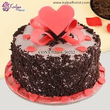 Heart Black Forest Cake 0 5 Kg Premium Quality Online Order Birthday Cake In Jalandhar With Images Online Cake Delivery Order Birthday Cake Cake Delivery