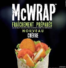 Mcdo Fr Wrap Chevre A Partir Du 12 Octobre Les Burgers Wrap Chevre Alimentation Chevre