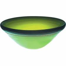 blown glass vessel bathroom sink