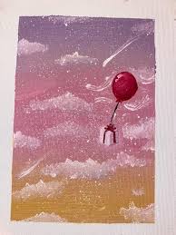 Animal Crossing Ballon Canvas Painting Balloon Painting Painting Ballon Painting