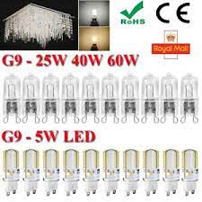 Experience affordable quality and look for appropriate. 240v G9 Led 5w 25w 40w 60w Watts Klar Halogen Kapsel Lampen Licht Rohs Ce Fcc Ebay