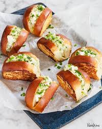 If you like mayo, just put a little on the inside of the roll, like you would with a regular sandwich, birns says. Mini Lobster Rolls Purewow