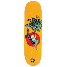 Véritable étagère à fixer au mur, ce skateboard aux couleurs de l'angleterre apportera à la chambre. Welcome Gorgon On Enera 8 5 Skateboard Deck 2020 8 5 Skateboard Deck Art Skateboard Design Skateboard Art Design