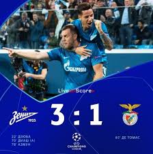 Zenit 3 1 Benfica Full Highlight Video Uefa Champions League Uefa Champions League Champions League League