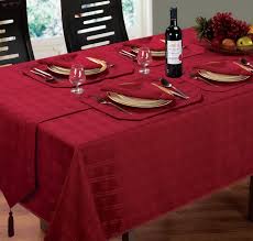 Get it as soon as thu, mar 25. Jacquard Dining Tablecloth Round Oblong Square Burgundy Wine Colour