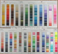 Sulky Rayon Poly Deco Polylite Thread Chart W Actual