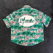 Maybe you would like to learn more about one of these? Rhude X Patron Hemd Manner Flamingos Mint Grun New York Limited Edition Flamingo Skateboard Kurzarm Grun Vogel Rhude Hemd Casual Shirts Aliexpress