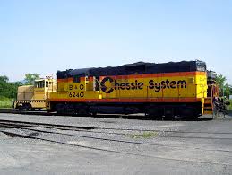Image result for Federal Yellow 1956 Chesapeake and Ohio Railroad