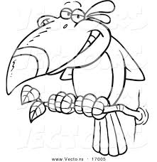 Beaky buzzard is an animated cartoon character featuredin the warner bros. Coloring Page Toucan Outline