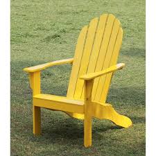 Mainstays Wooden Outdoor Adirondack Chair Yellow Finish Solid Hardwood Walmart Com Adirondack Chair Adirondack Chair Plans Free Wood Adirondack Chairs