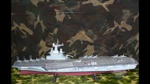 Maquette porte avions charles de gaulle 90 cm. Maquette Du Porte Avions Charles De Gaulle Echelle 1 400 Youtube