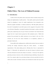 Instructions for answering question 1: Pdf Public Policy The Lens Of Political Economy