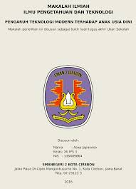 Jadi, kalau lah kita mau hitung, m2iq memakan waktu. 7 Contoh Cover Makalah Beserta Cara Mudah Membuatnya Yang Baik Dan Benar Deweezz Com
