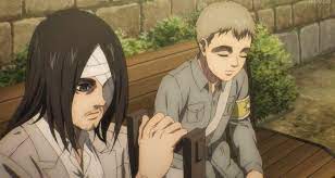 A gen meta blog but be aware that erwin smith is my guy and his relationship with levi is my (and apparently isayama's) jam. Reiner Confronts Eren Survey Corps Infiltrates Marley Attack On Titan Final Season Episode 4 Otakusnotes