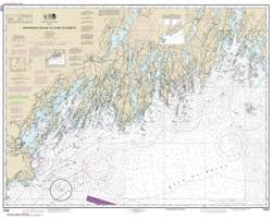 13288 monhegan island to cape elizabeth nautical chart