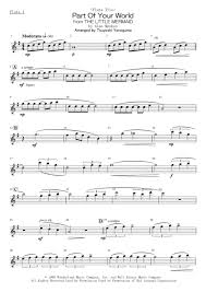 Flute Trio Part Of Your World From The Little Mermaid Music Sheet Download Topmusicsheet Com
