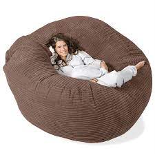 Lounge Pug C Mega Mammoth Sofa Sitzsack Xxl Schlafsofa Cord Mocca Bean Bag Sofa Traditional Sofa Bean Bag Chair
