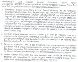 Pencairan inpassing guru non pns di sini. Ini Dia Penjelasan Pencairan Tunjangan Inpassing Kemenag Info Guru