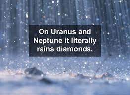 Studies Suggest That Under High Enough Pressures Methane Can Form Into Diamond Although Such Conditions Do Not Occur On E Facts Mind Blowing Facts Space Facts