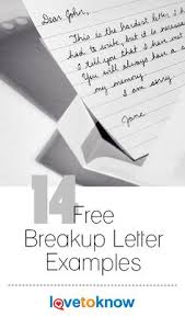 20 Break Up Letters Ideas Break Up Letters Breakup Words