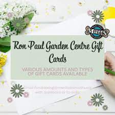 Jumpstart your fundraiser and enjoy up to 5% discounts on all gift. Ron Paul Garden Centre Gift Card Fundraiser Manitoba Mutts Dog Rescue