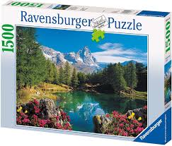 Subito a casa e in tutta sicurezza con ebay! Ravensburger 16341 Bergsee Mit Matterhorn 1500 Teile Puzzle Amazon De Spielzeug