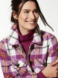 Hemd Karo Winterjacke Damen Karierte Jacke Hemd Jacke Kurz Damen Overjacket  Damen Kariert