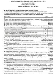 Evaluare națională începe astăzi în 3.850 la proba de limba română, un răspuns completat în căsuţa de răspuns poate fi corectat prin tăierea cu. 93ulnfkeyefpkm