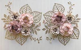 It doesn't need to be origami paper, the only thing that maters is that its square. Nursery Set Roses Nursery Paper Flowers Nursery Decor Etsy In 2021 Paper Flower Decor Paper Flowers Paper Flower Wall Decor