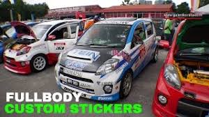 1 up gaming jdm japanese vinyl decal sticker 1. Custom Stickers Myvi Boon Modified 10th Anniversary Keicarmania 2016 Youtube