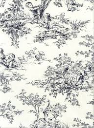 Black And White Toile Fabric By The Yard Mary Kenway S Room Curtains Toile Pattern Toile Wallpaper Pattern Wallpaper