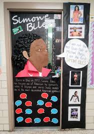 Black History Month Door Decorations Simone Biles Black History Month Black History Month Posters Black History Month Lessons