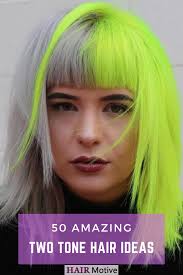 More lock of hair keepsake ideas. Is One Single Color Not Enough Be Creative With This Two Tone Hairstyle Ideas Click To Find More Inspiratio Tone Hair Hair Dye Techniques Pink And Black Hair