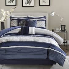 19 results for navy comforter sets full. Madison Park Anderson Navy 7 Piece Comforter Set On Sale Overstock 16049276