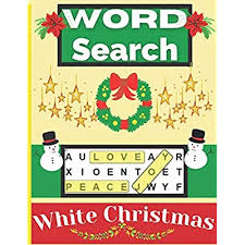 With these 10 sites, you can find free easy crosswords to print, puzzles, and other resources to keep you bus. Buy White Christmas Word Search The Best Christmas Gift For Kids Adults And For The Whole Family Puzzle Book 50 Puzzles Large Print Paperback Large Print December 8 2020 Online In Denmark B08pxfv816