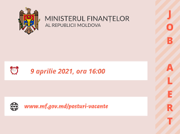 Korolenco, 8, anunţă repetat iniţierea procedurii de ocupare prin concurs a următoarelor funcţii vacante Instruire Ministerul Finantelor Al Republicii Moldova Facebook
