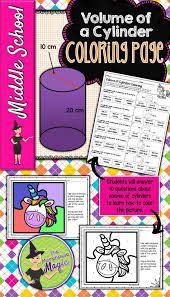 This Is A Great Activity For Middle School Students To Use As Review Of Finding The Volume Of Common Core Math Middle School Middle School Math Secondary Math