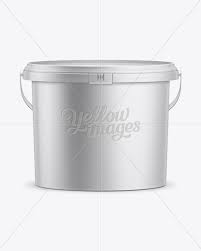 Download 2 5l Plastic Bucket Mockup In Bucket Pail Mockups On Yellow Images Object Mockups